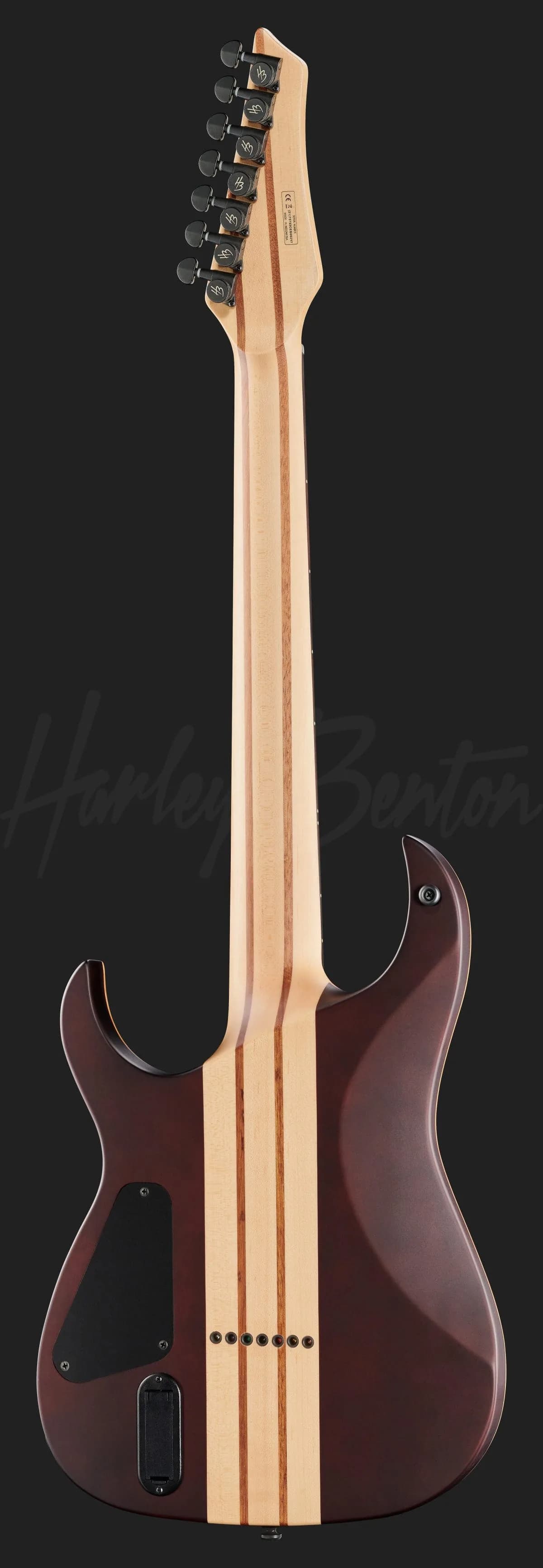 Harley Benton Amarok-7 BKRD Quilted Burst — photo 3