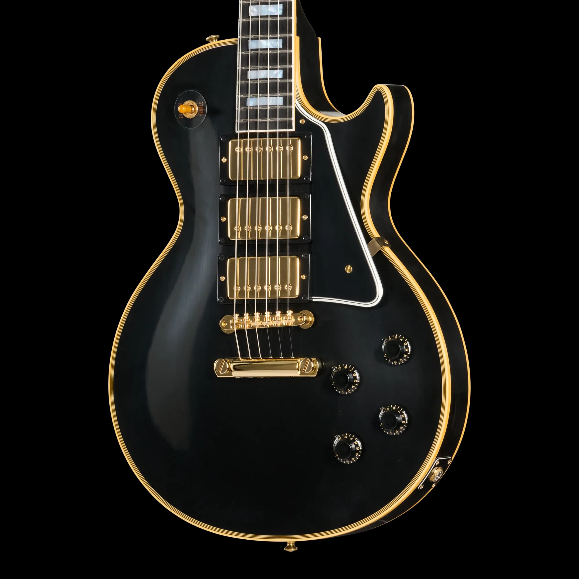 Gibson 1957 Les Paul Custom Reissue 3-Pickup, VOS, Ebony