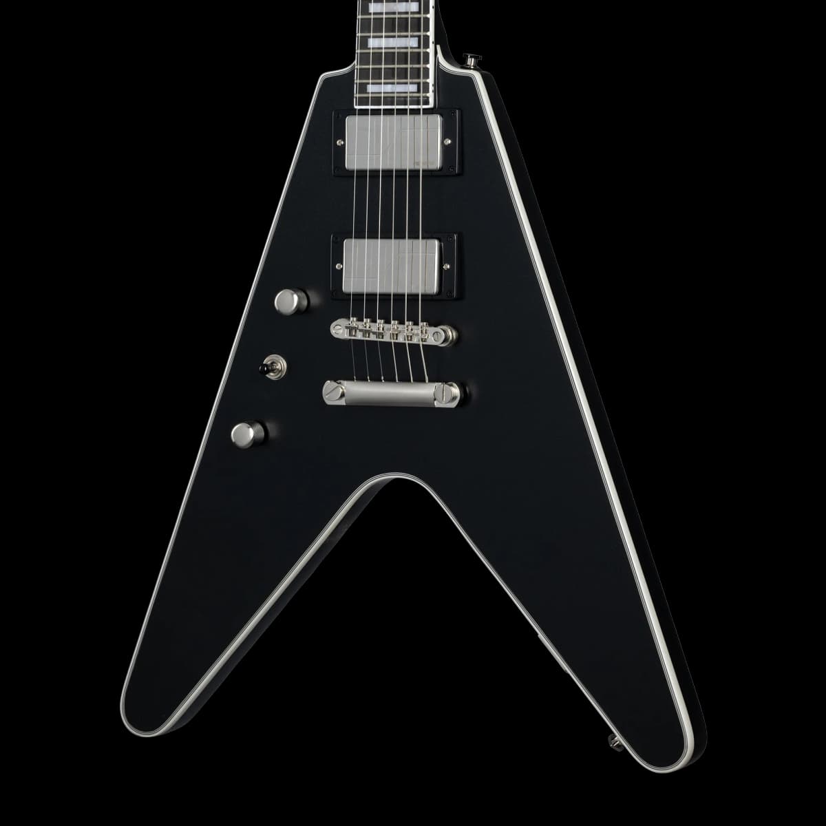 Epiphone Flying V Prophecy, Left-Handed, Aged Jet Black Metallic