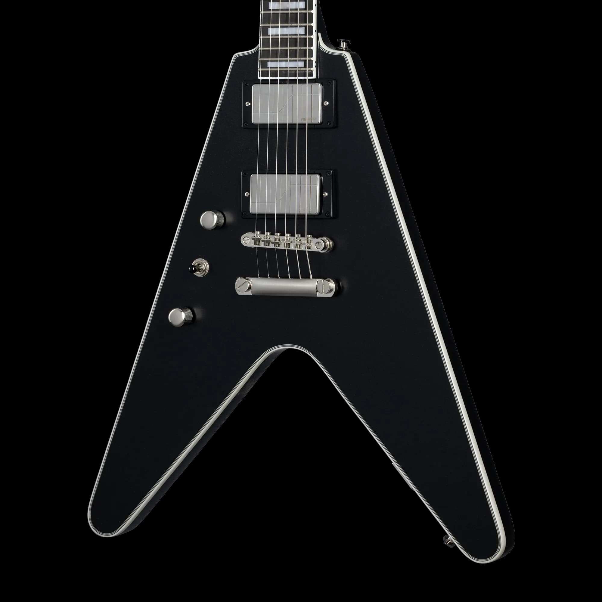 Epiphone Flying V Prophecy, Left-Handed, Aged Jet Black Metallic