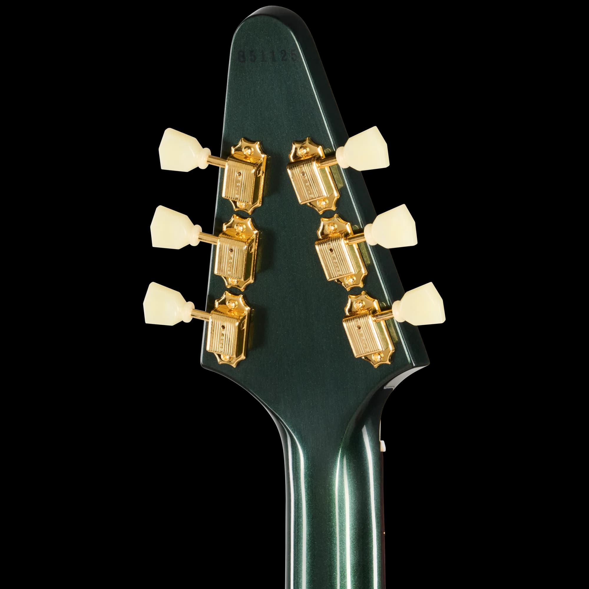 Gibson 1958 Mahogany Flying V Reissue, VOS, British Racing Green — photo 6