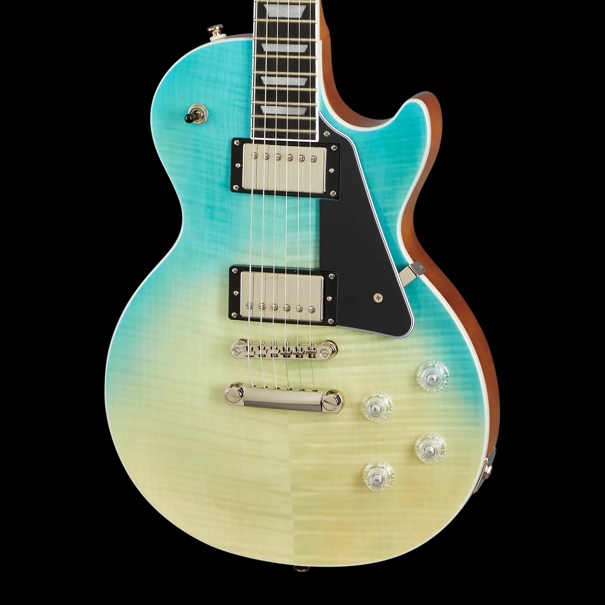 Epiphone Les Paul Modern Figured, Caribbean Blue Fade