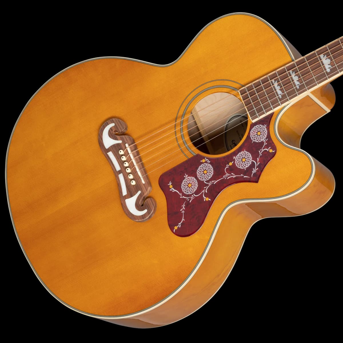Epiphone J-200 Studio EC, Vintage Natural — photo 7