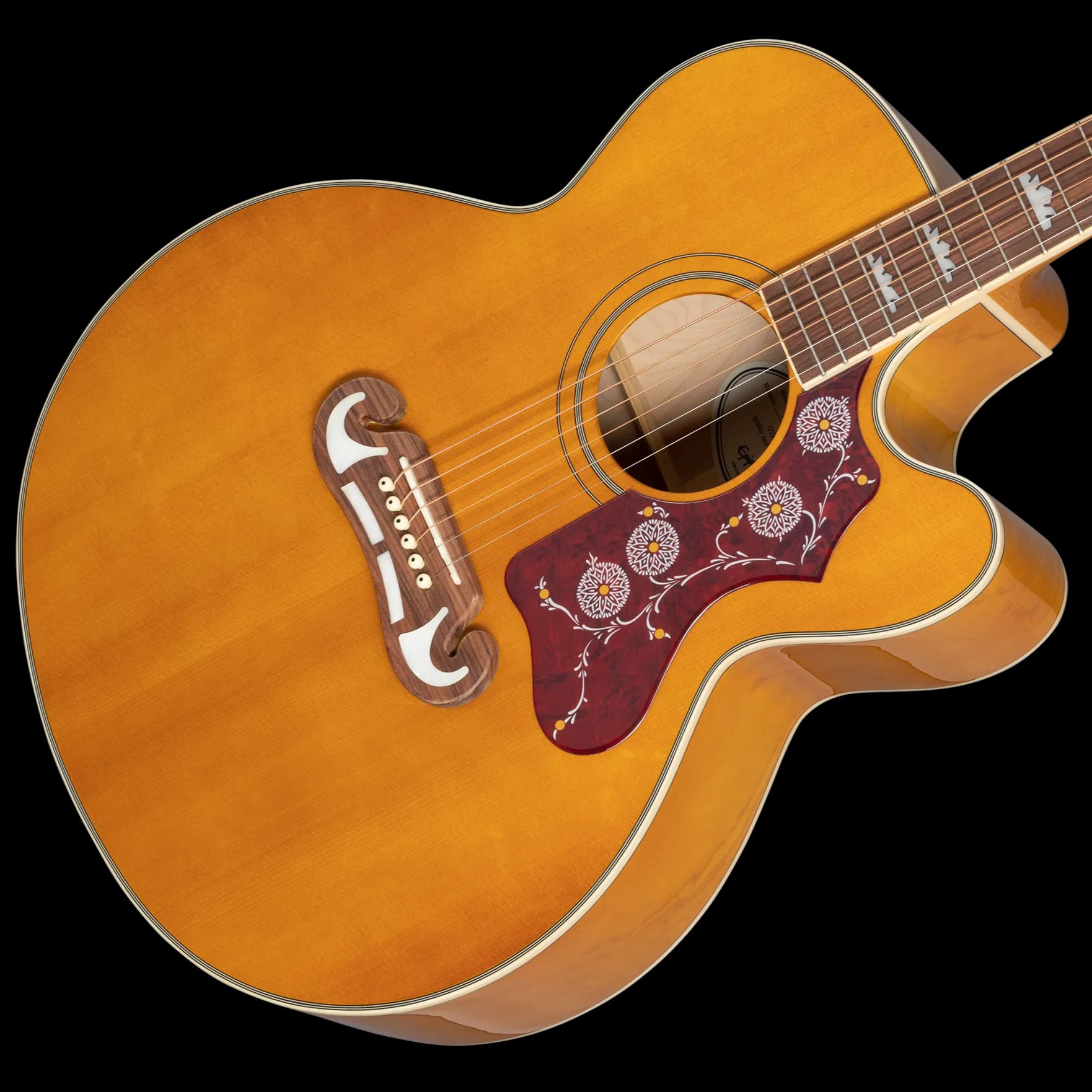 Epiphone J-200 Studio EC, Vintage Natural — photo 7