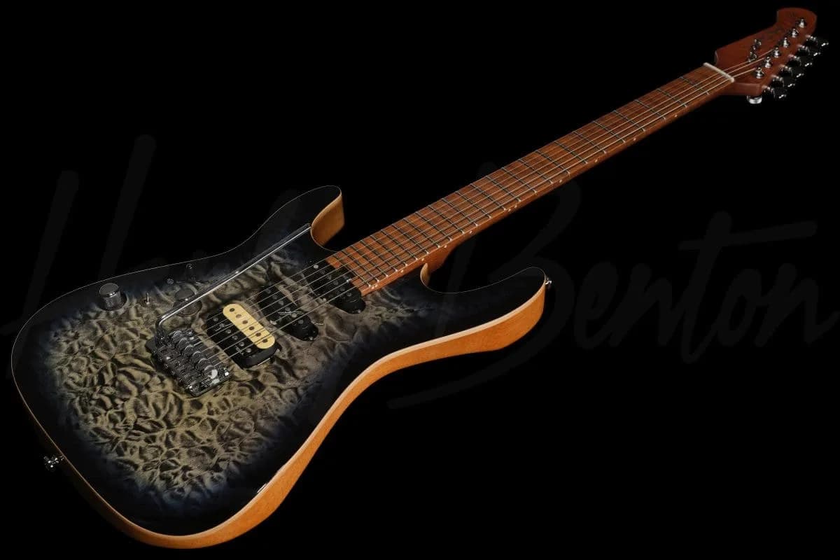 Harley Benton Fusion-IV HSS LH MN QBLB — photo 8