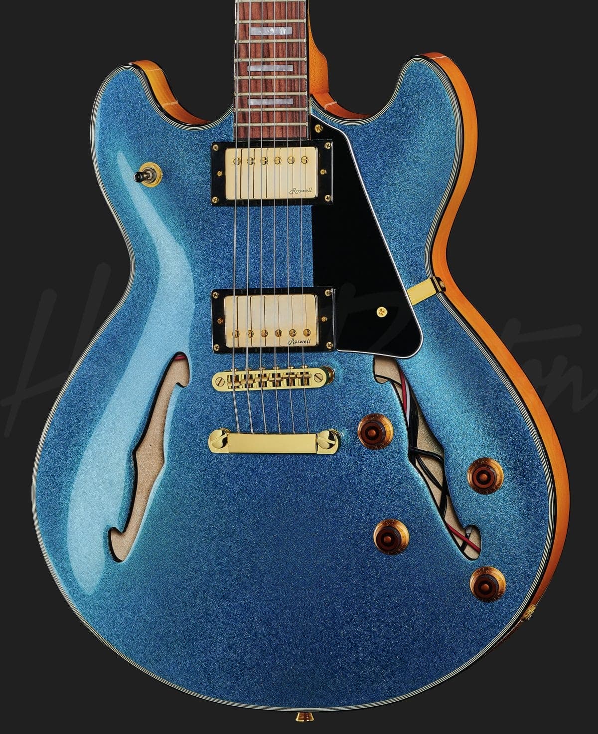 Harley Benton HB-35Plus Metallic Blue — photo 4