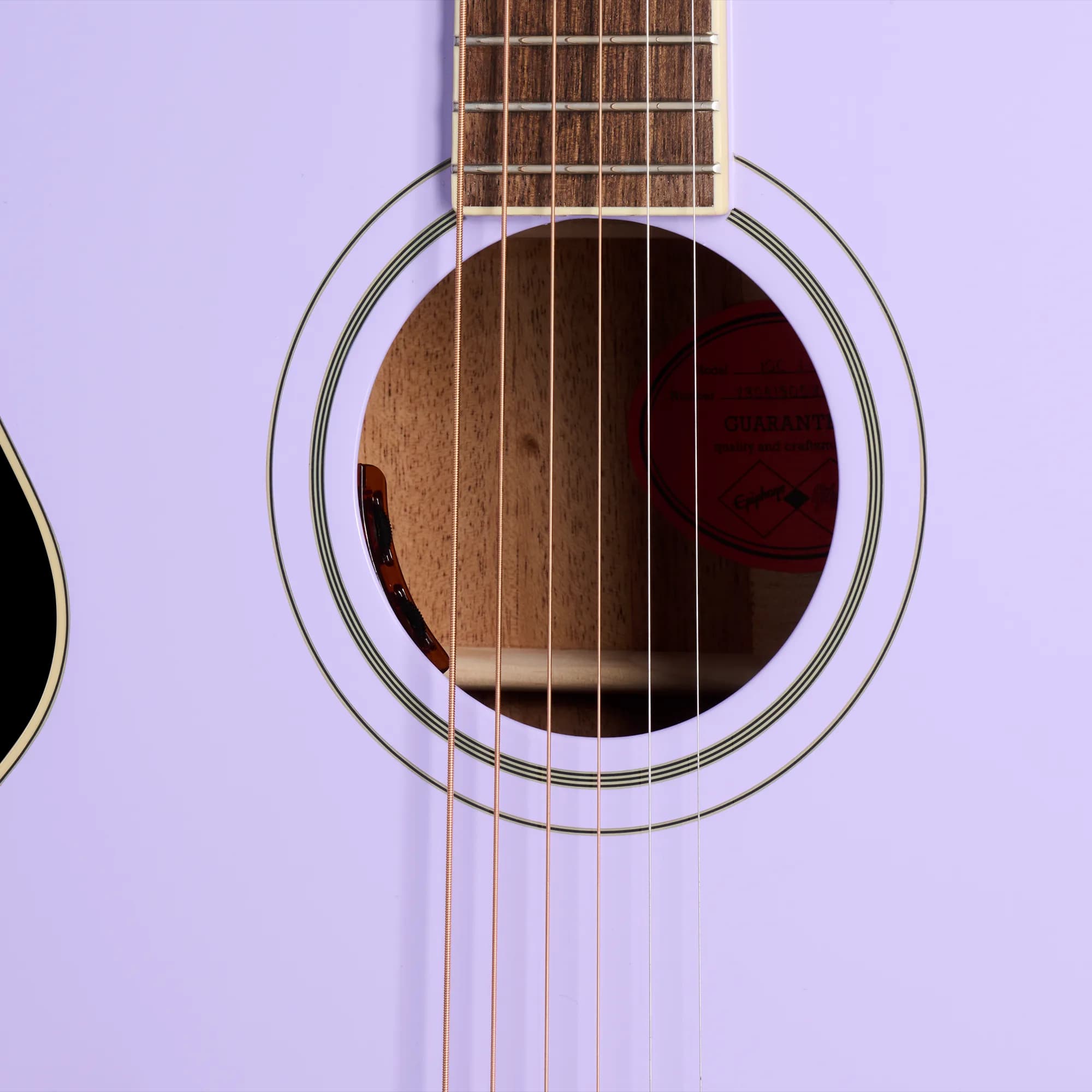 Epiphone IGC J-180 LS, Lavender, Exclusive — photo 5