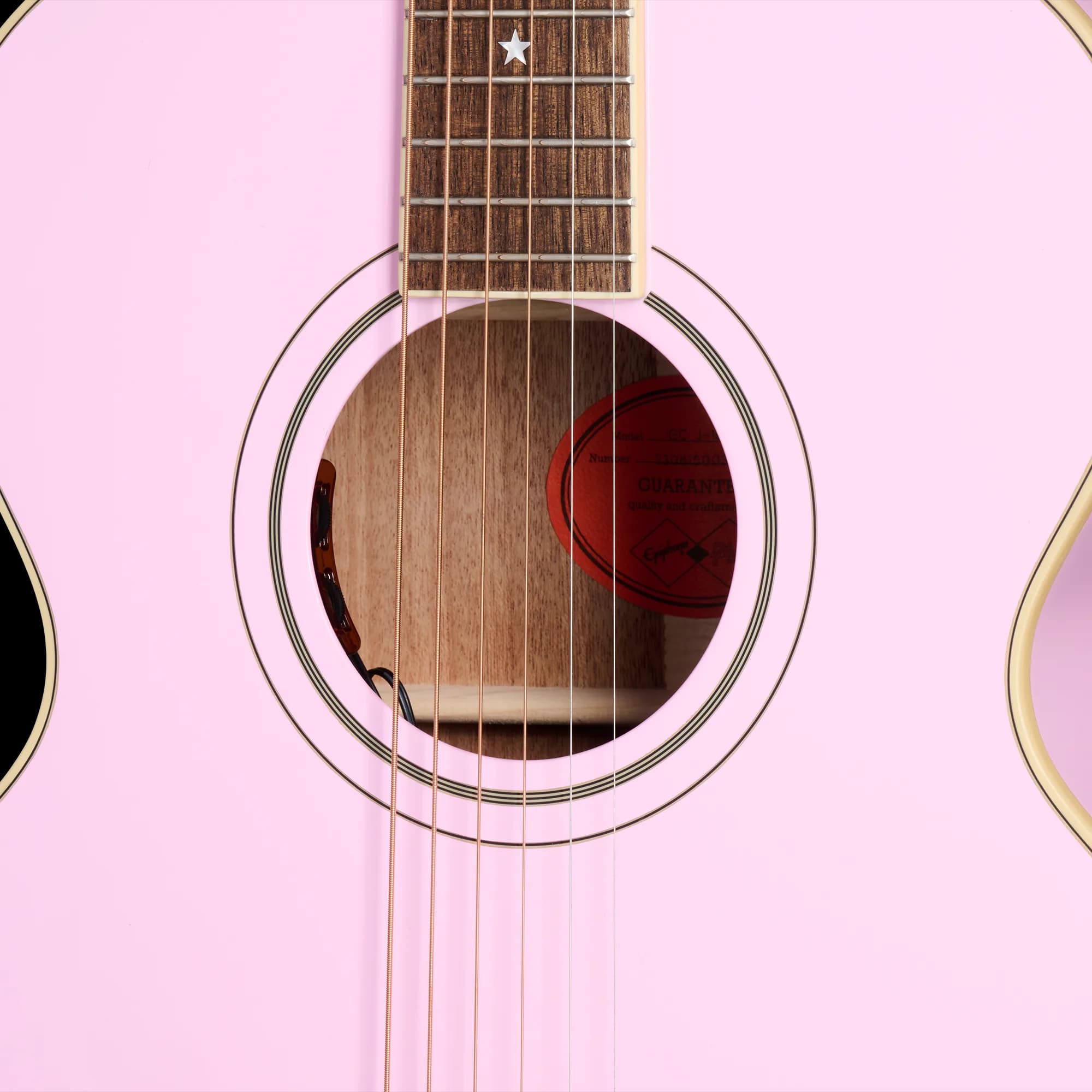 Epiphone IGC J-180 LS, Pink — photo 7