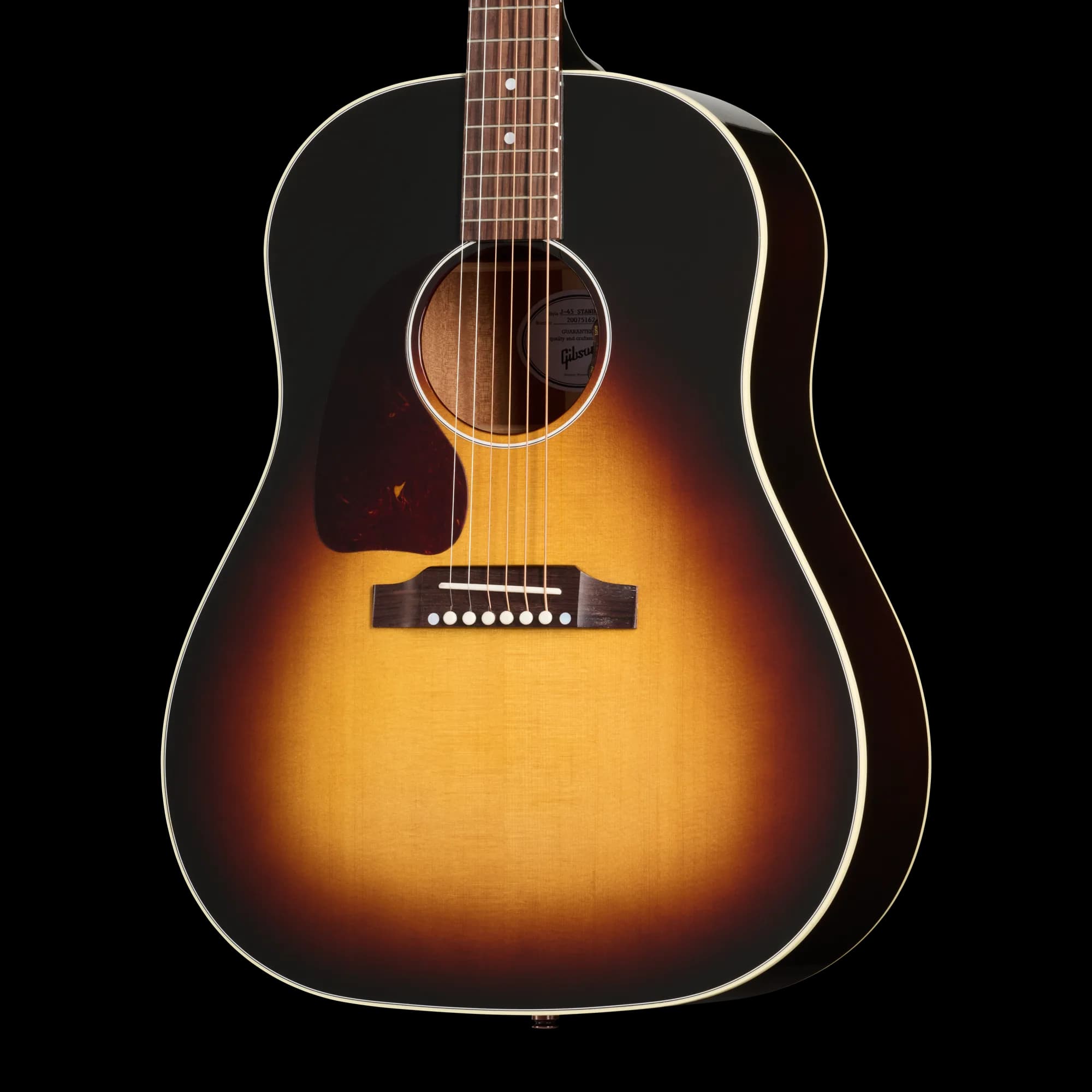 Gibson J-45 Standard, Left-Handed, Vintage Sunburst