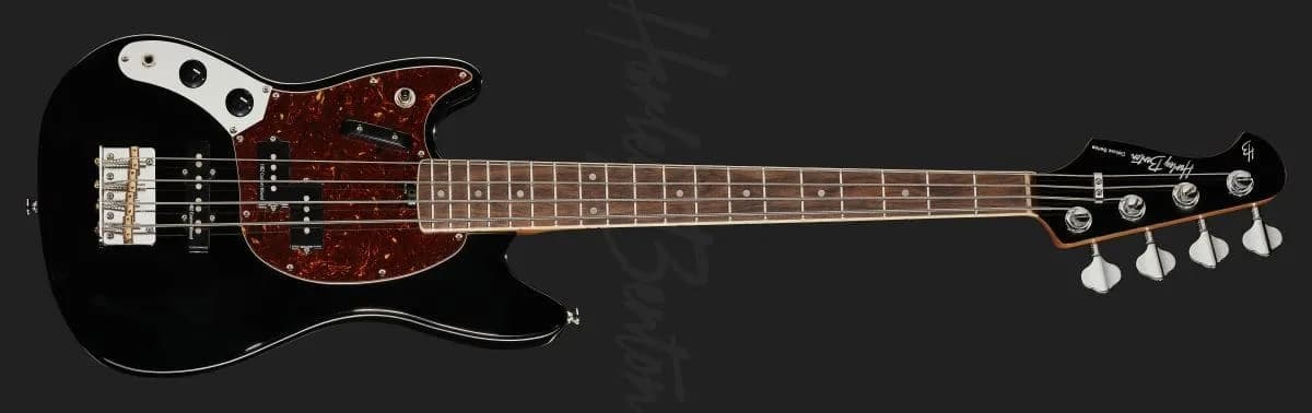 Harley Benton MV-4MSB LH Black — photo 2