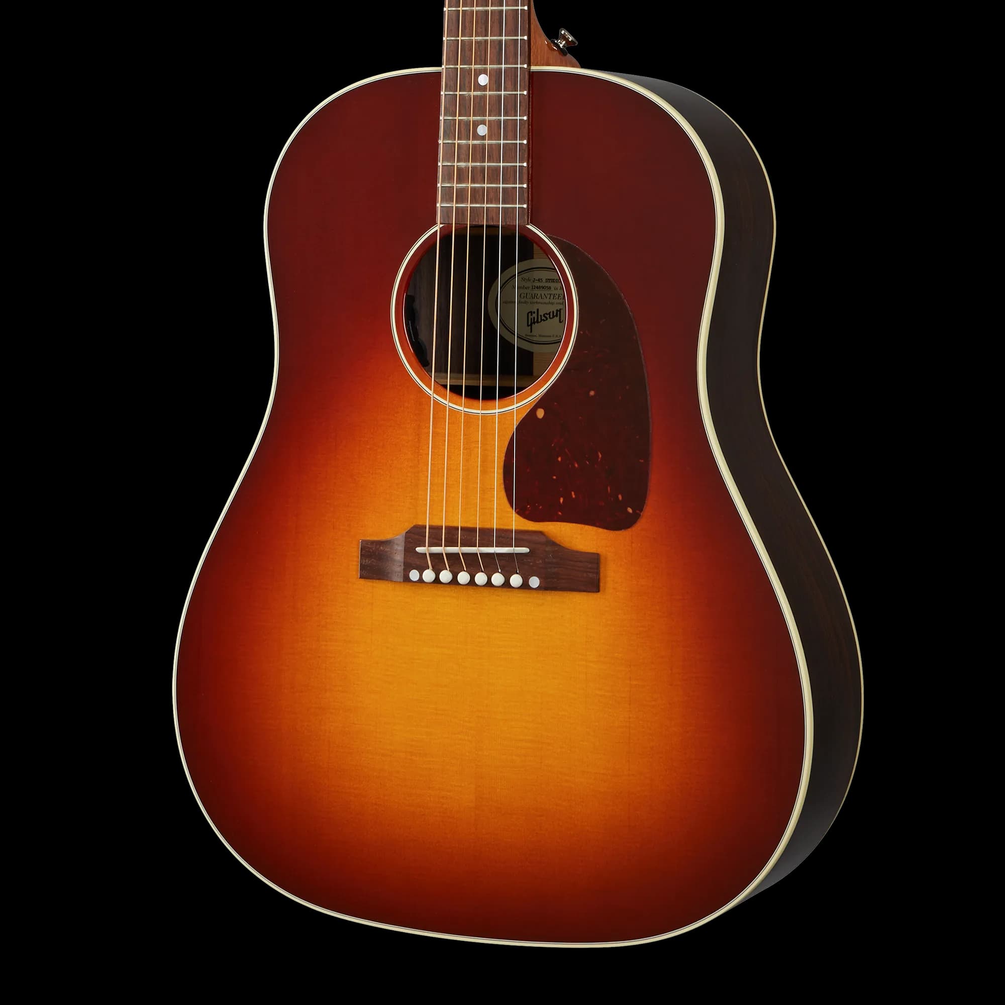 Gibson J-45 Studio Rosewood, Left-Handed, Rosewood Burst