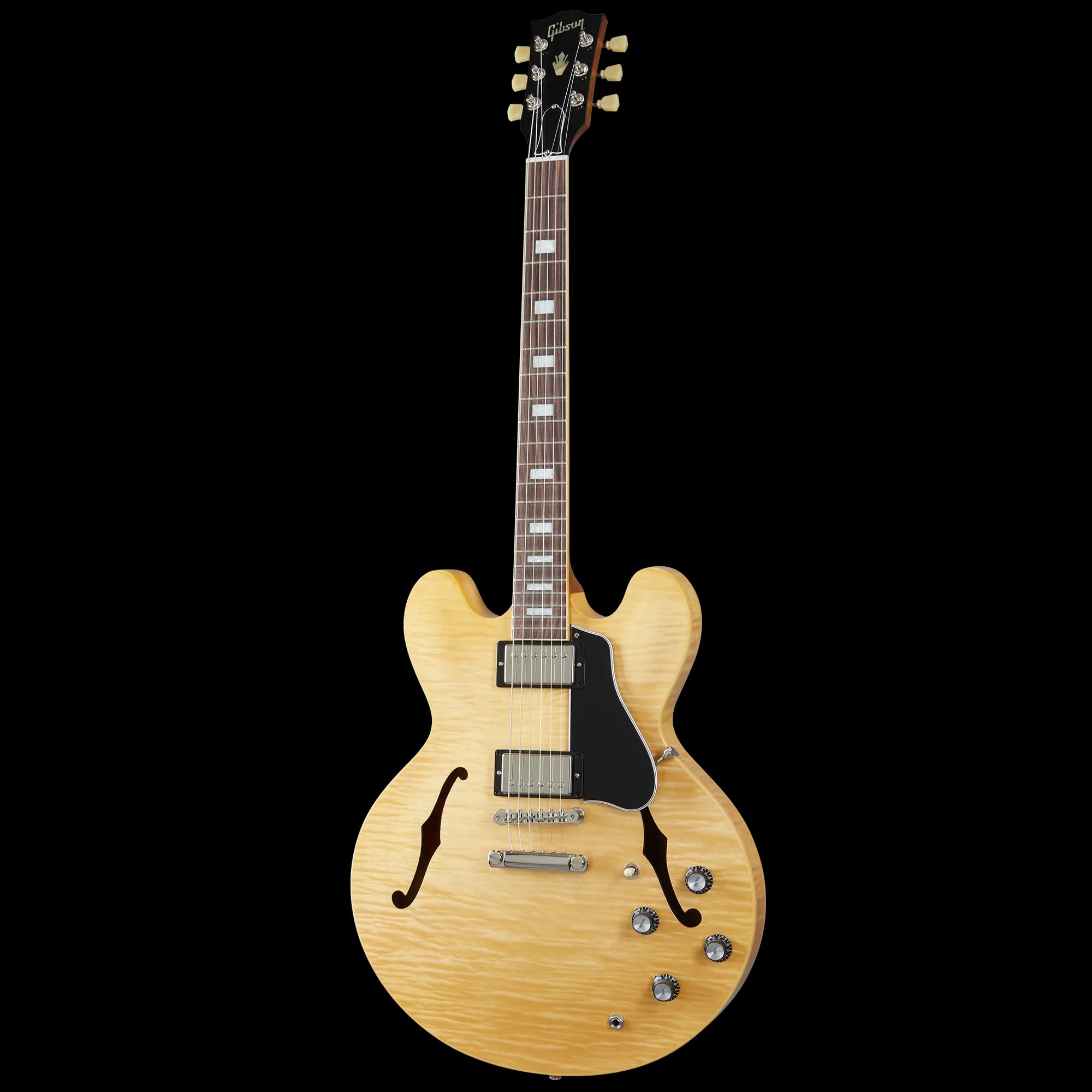 Gibson ES-335 Figured, Left-Handed, Antique Natural — photo 2