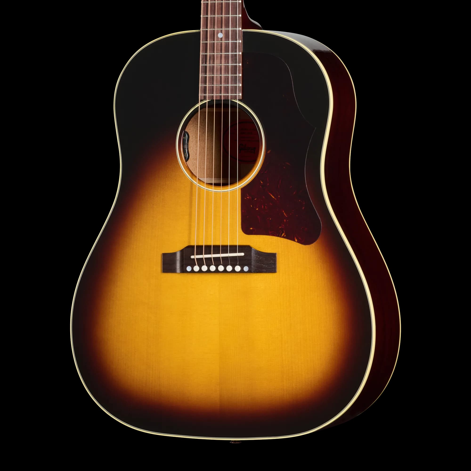 Gibson J-45 50s with Red Spruce Top, Wide Vintage Sunburst