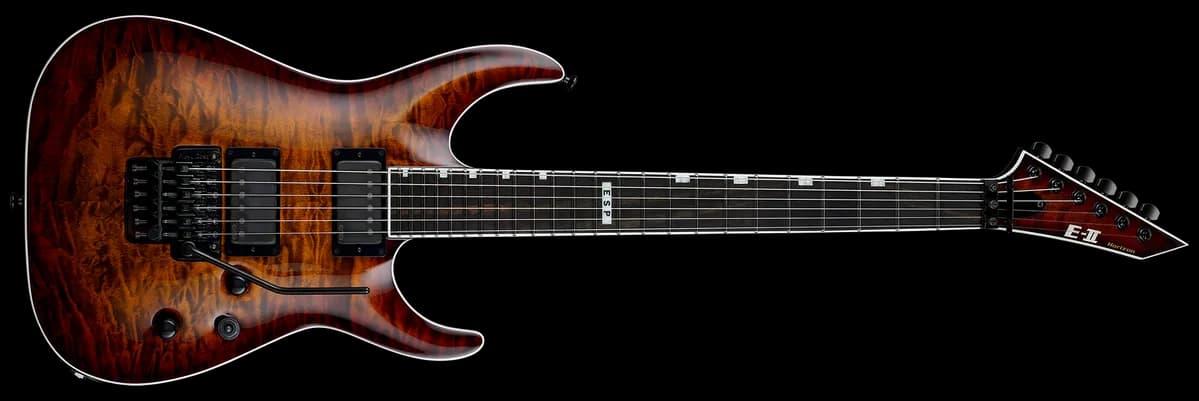 ESP E-II Horizon FR-II Tiger Eye Sunburst