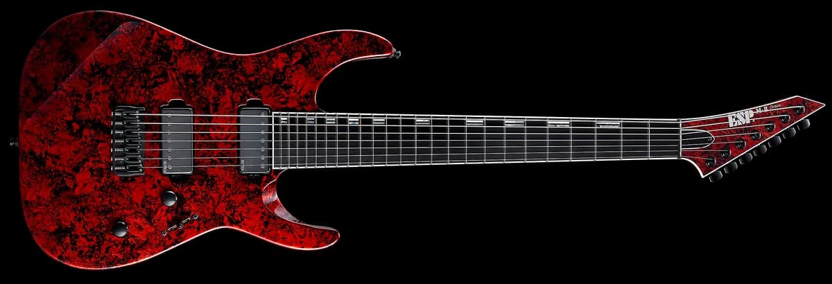 ESP M-II Ctm 7 Nt Volcano Red