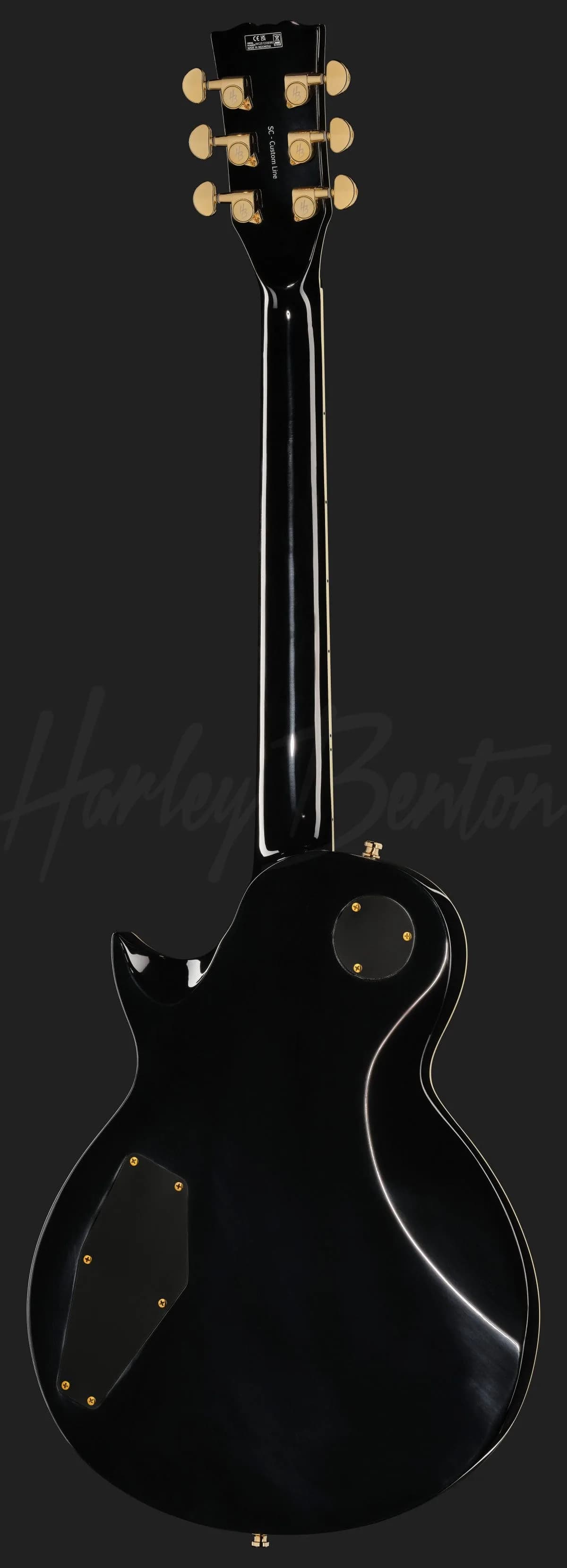 Harley Benton SC-Custom III P90 Black — photo 3