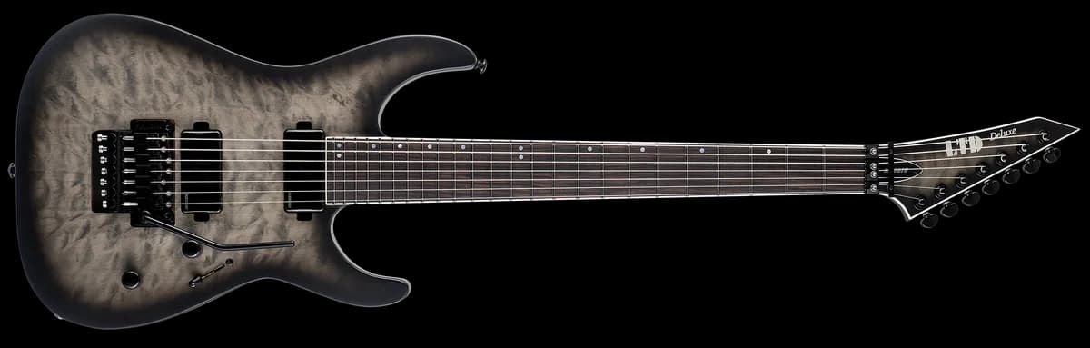 ESP M-1007 Baritone CHARCOAL BURST SATIN