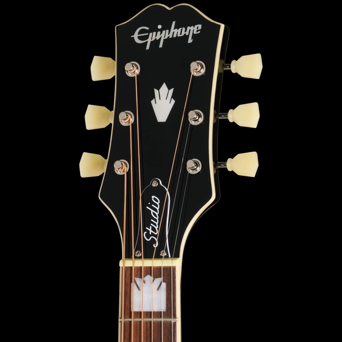 Epiphone J-200 Studio, Ebony, Exclusive — photo 5