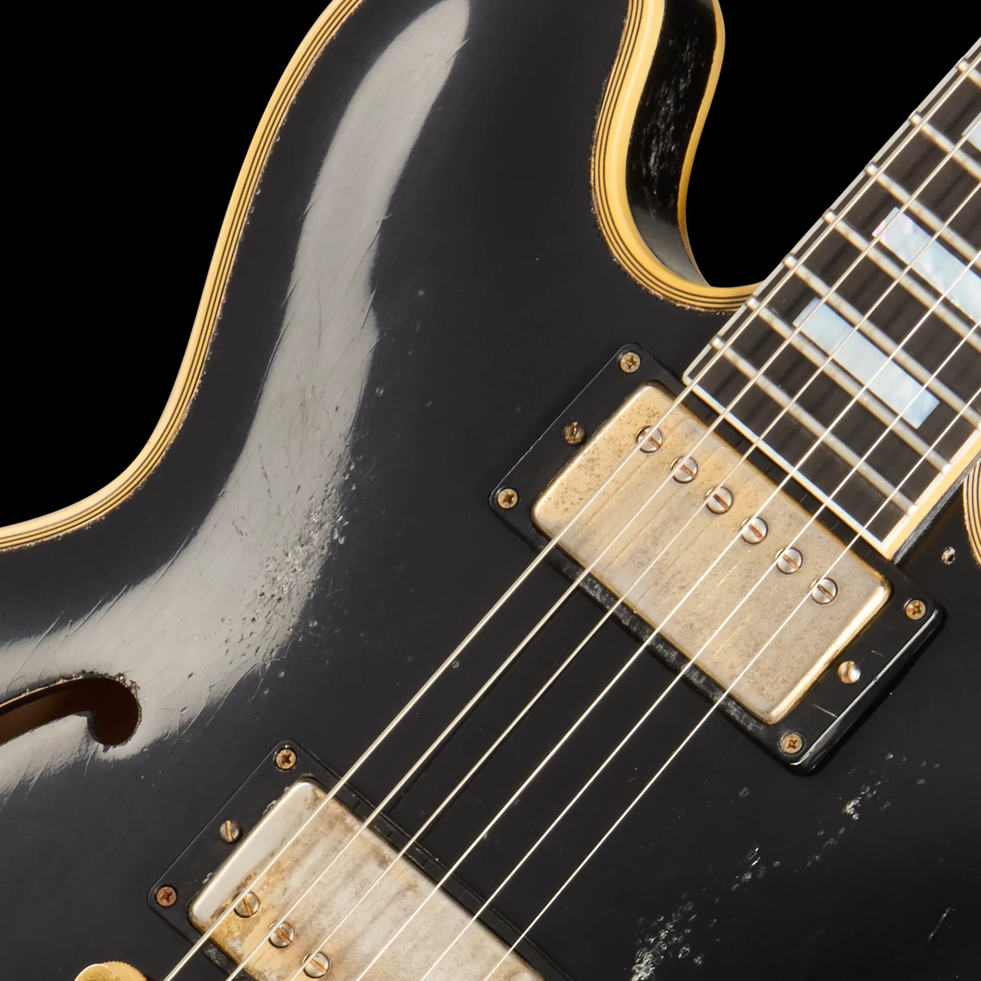 Gibson Keith Richards 1960 ES-355 Collector’s Edition, Signed Label, Ebony — photo 7