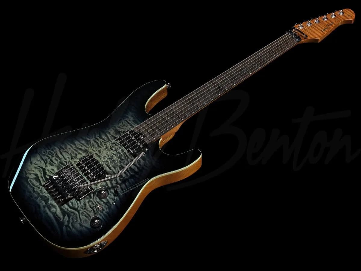 Harley Benton Fusion-IV HH RW FR QBLB — photo 8