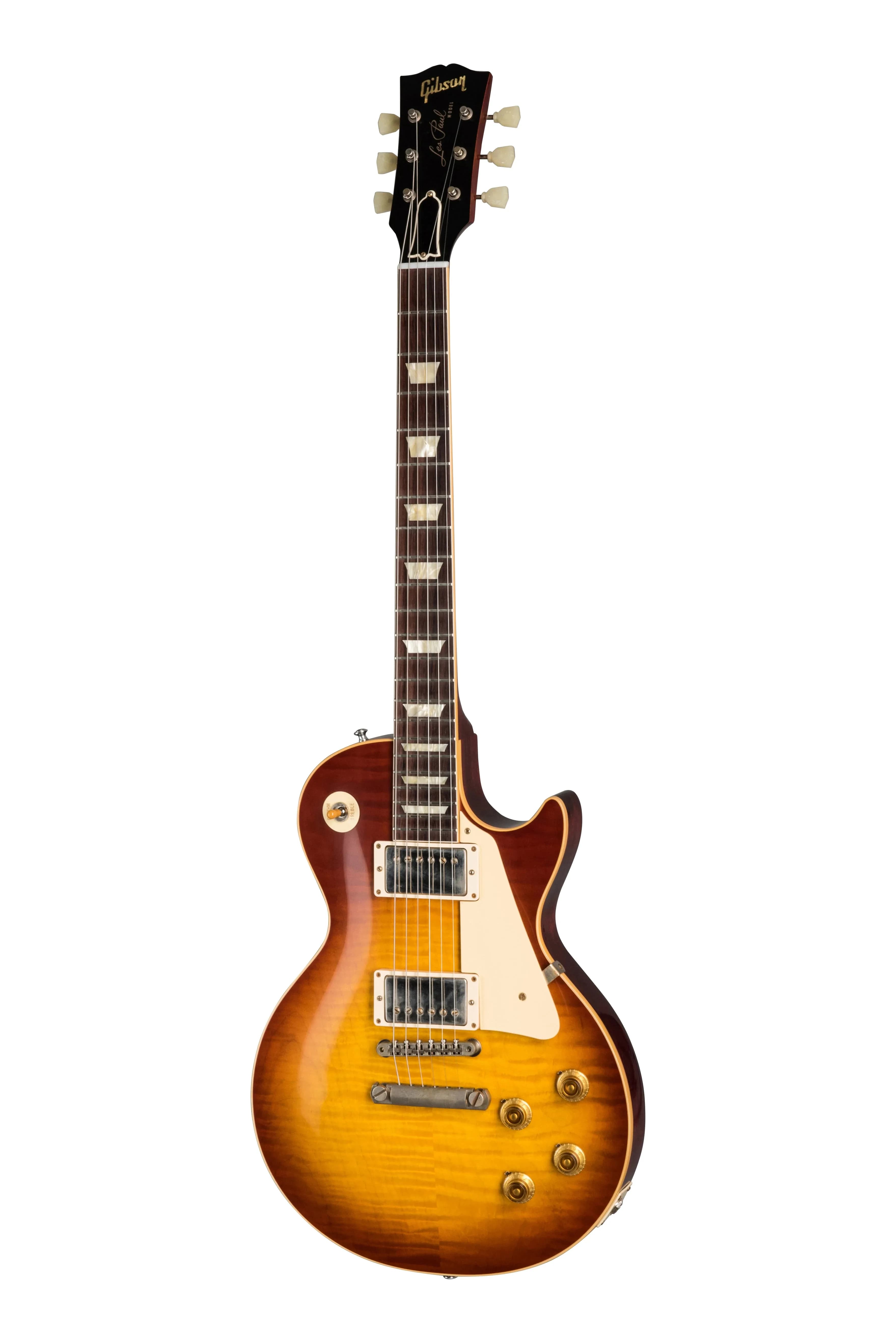 Gibson 60th Anniversary 1959 Les Paul Standard, Cherry Teaburst (Brown/Pink Lifton Reissue 5-Latch Case Included)