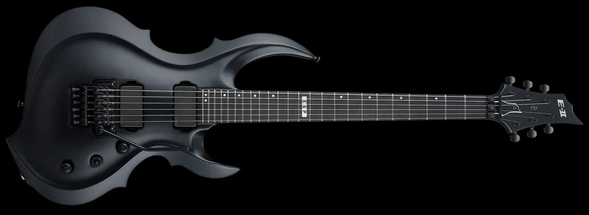 ESP E-II Frx BLACK SATIN
