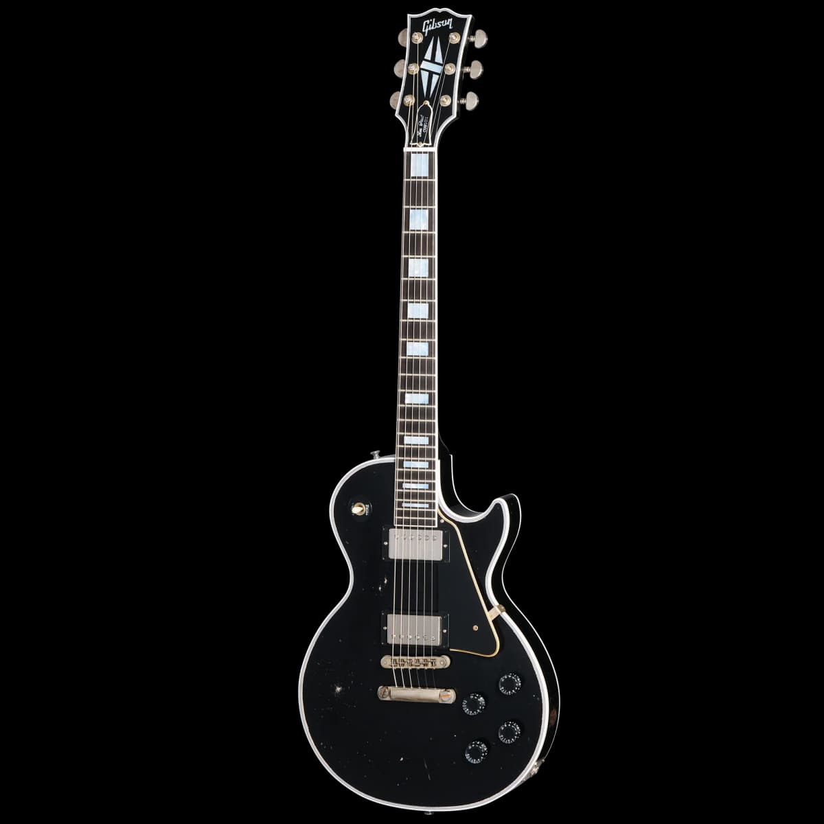 Gibson Les Paul Custom, Heavy Aged, Ebony — photo 3