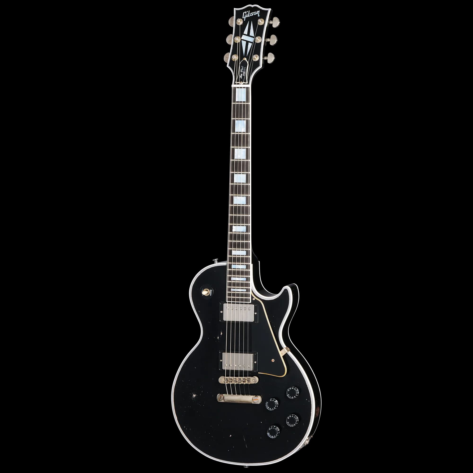 Gibson Les Paul Custom, Heavy Aged, Ebony — photo 3