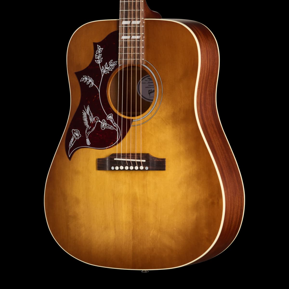 Gibson Hummingbird Special, Left-Handed, Satin Honey Burst