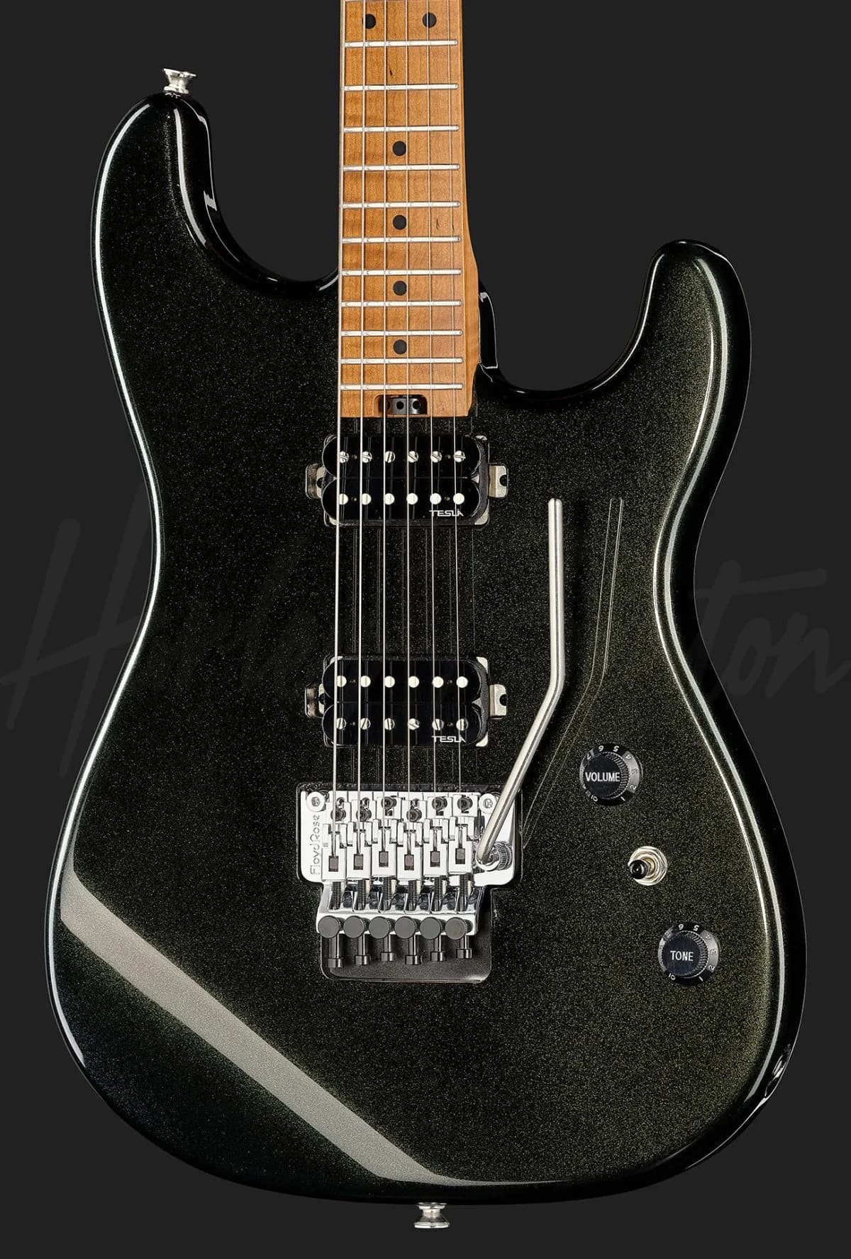 Harley Benton ST-80FR MN HH Lime Sparkle — photo 4
