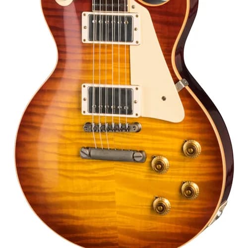 Gibson 60th Anniversary 1959 Les Paul Standard, Sunrise Teaburst (Brown/Pink Lifton Reissue 5-Latch Case Included) — photo 4