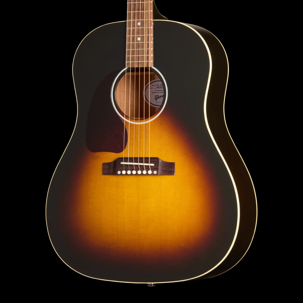 Gibson J-45 Special, Left-Handed, Satin Vintage Sunburst
