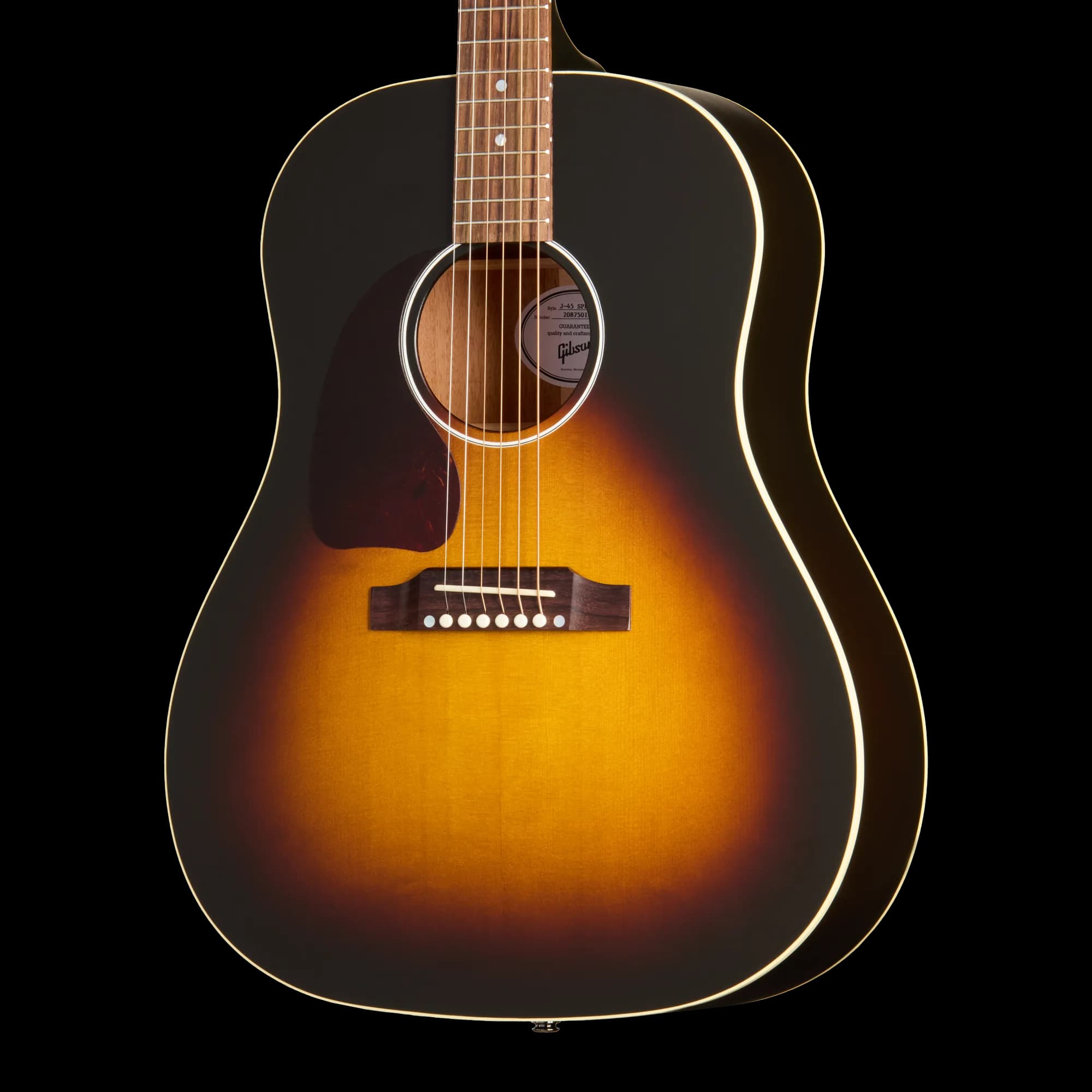 Gibson J-45 Special, Left-Handed, Satin Vintage Sunburst