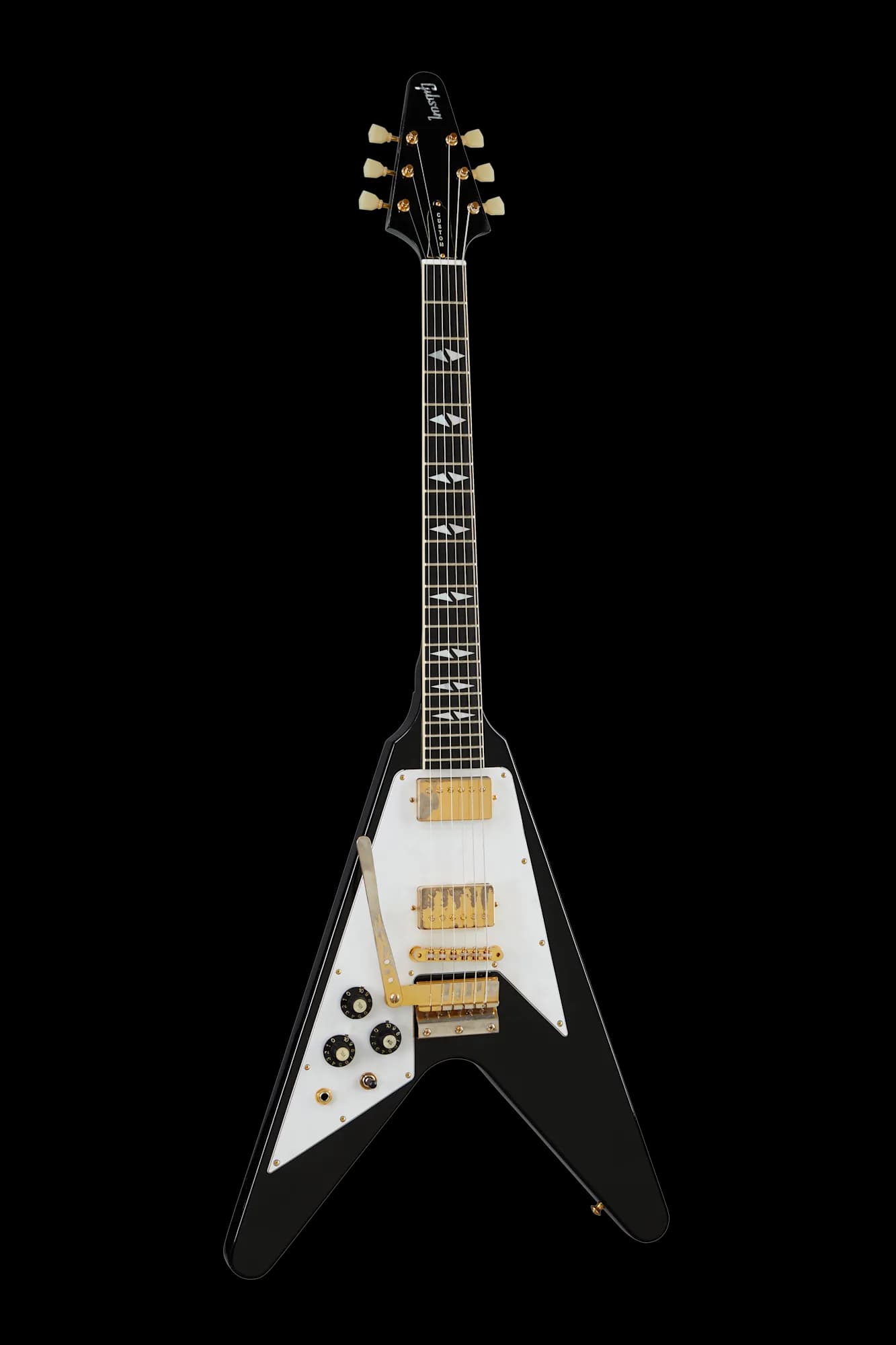 Gibson Jimi Hendrix™ 1969 Flying V, Left-Handed, Aged Ebony