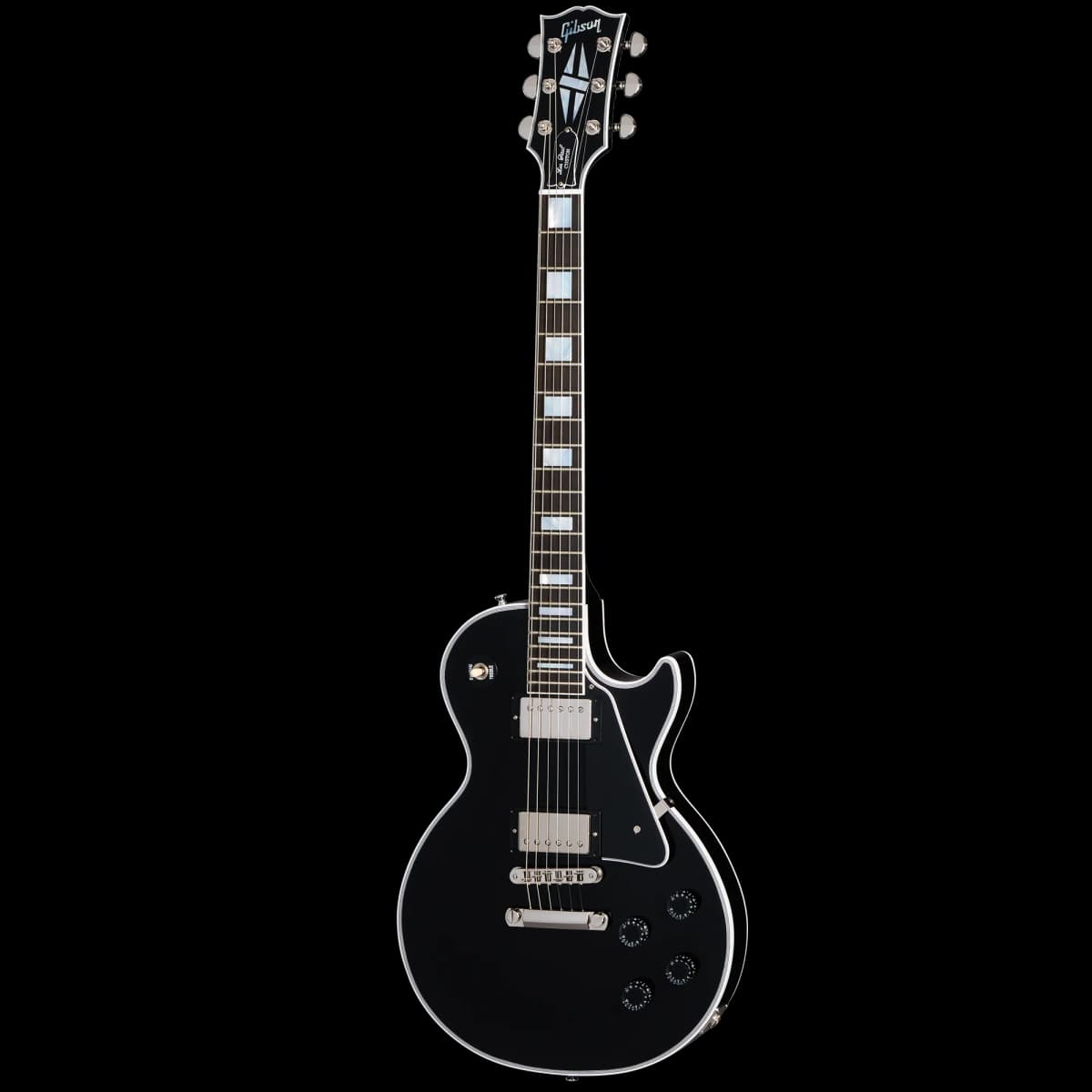 Gibson Les Paul Custom, Nickel Hardware, Ebony, Exclusive — photo 3