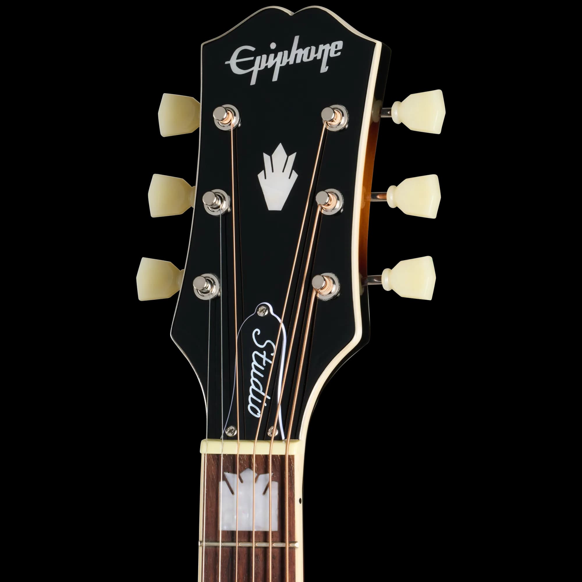 Epiphone J-200 Studio, Left-Handed, Vintage Sunburst — photo 5