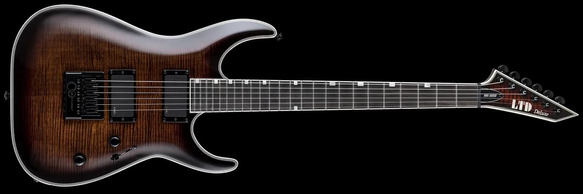 ESP MH-1000 Evertune Dark Brown Sunburst