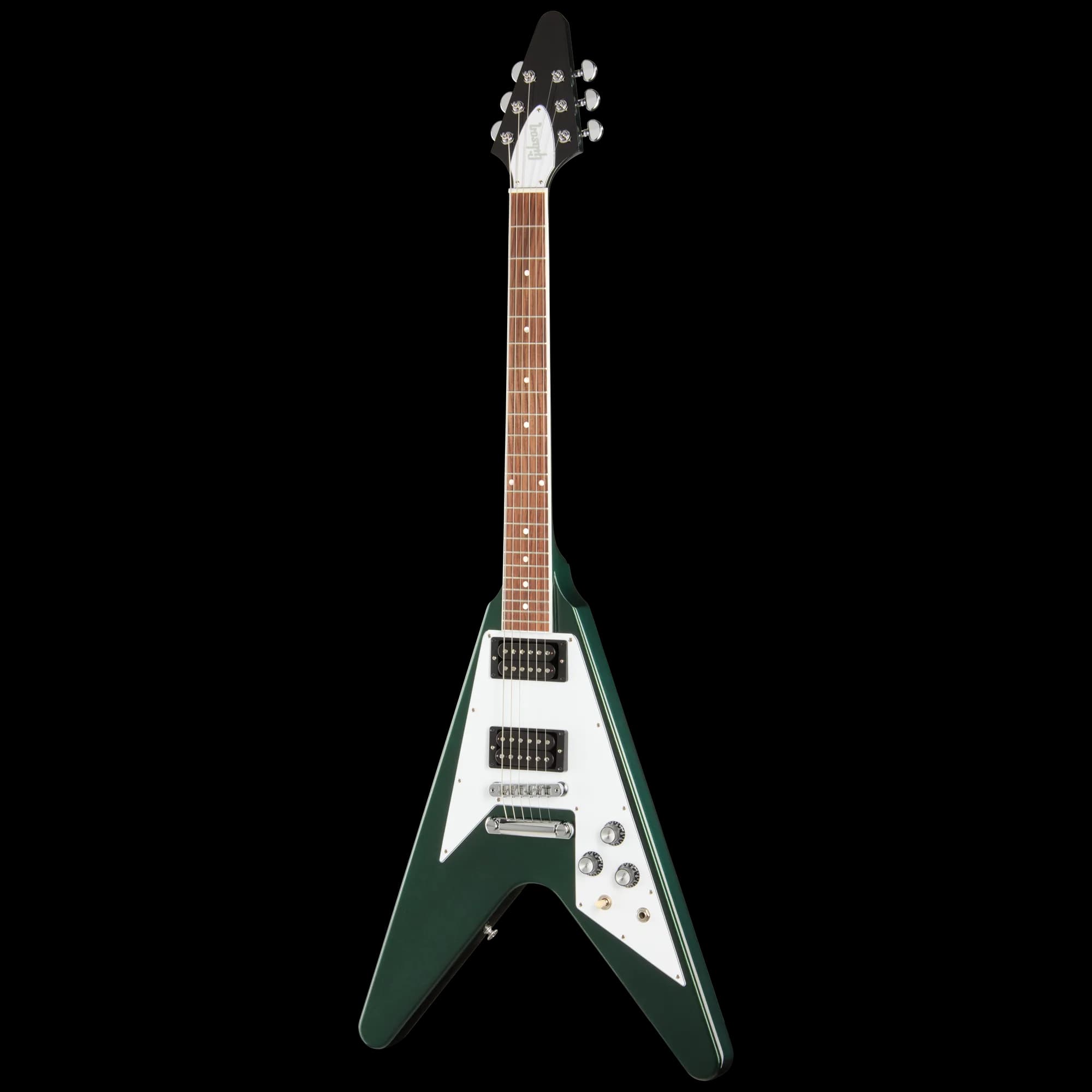 Gibson Flying V 70s, British Racing Green, Exclusive — photo 3