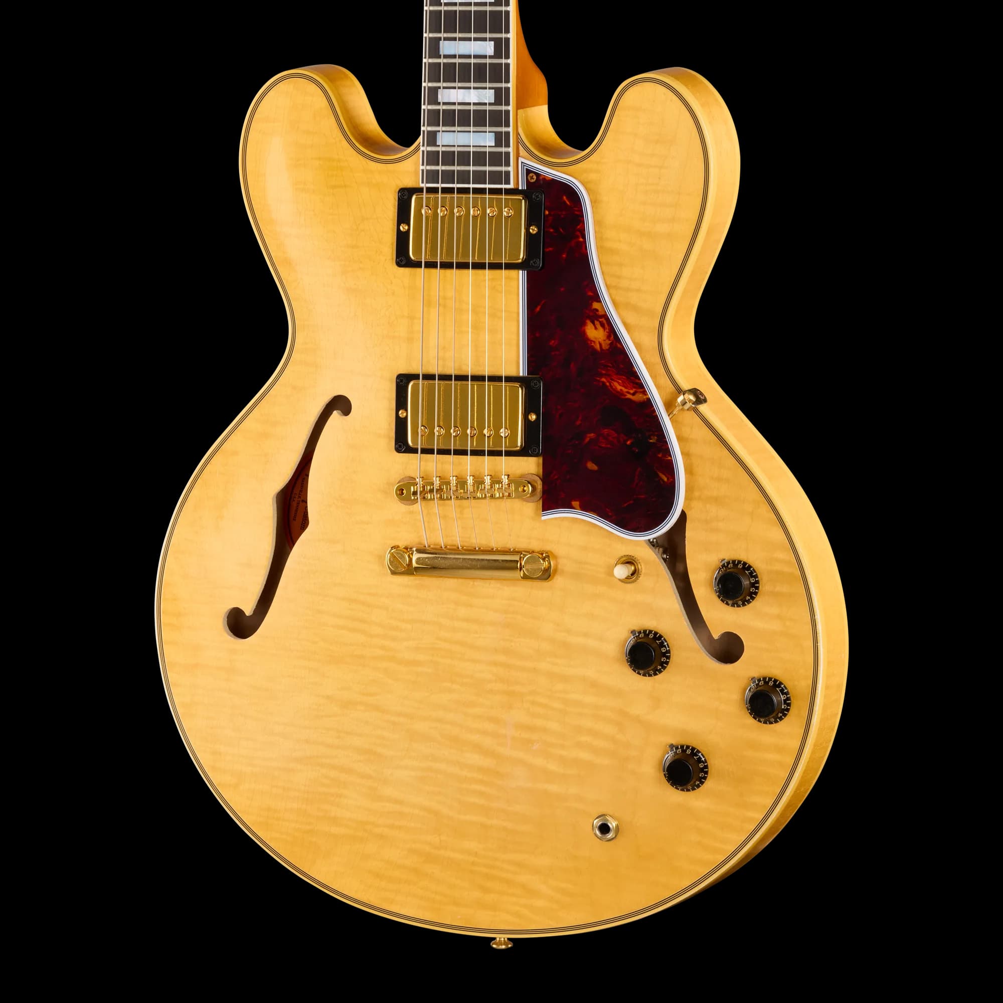 Gibson LE 1960 ES-355 Reissue with Figured Maple, Light Aged, Antique Blonde