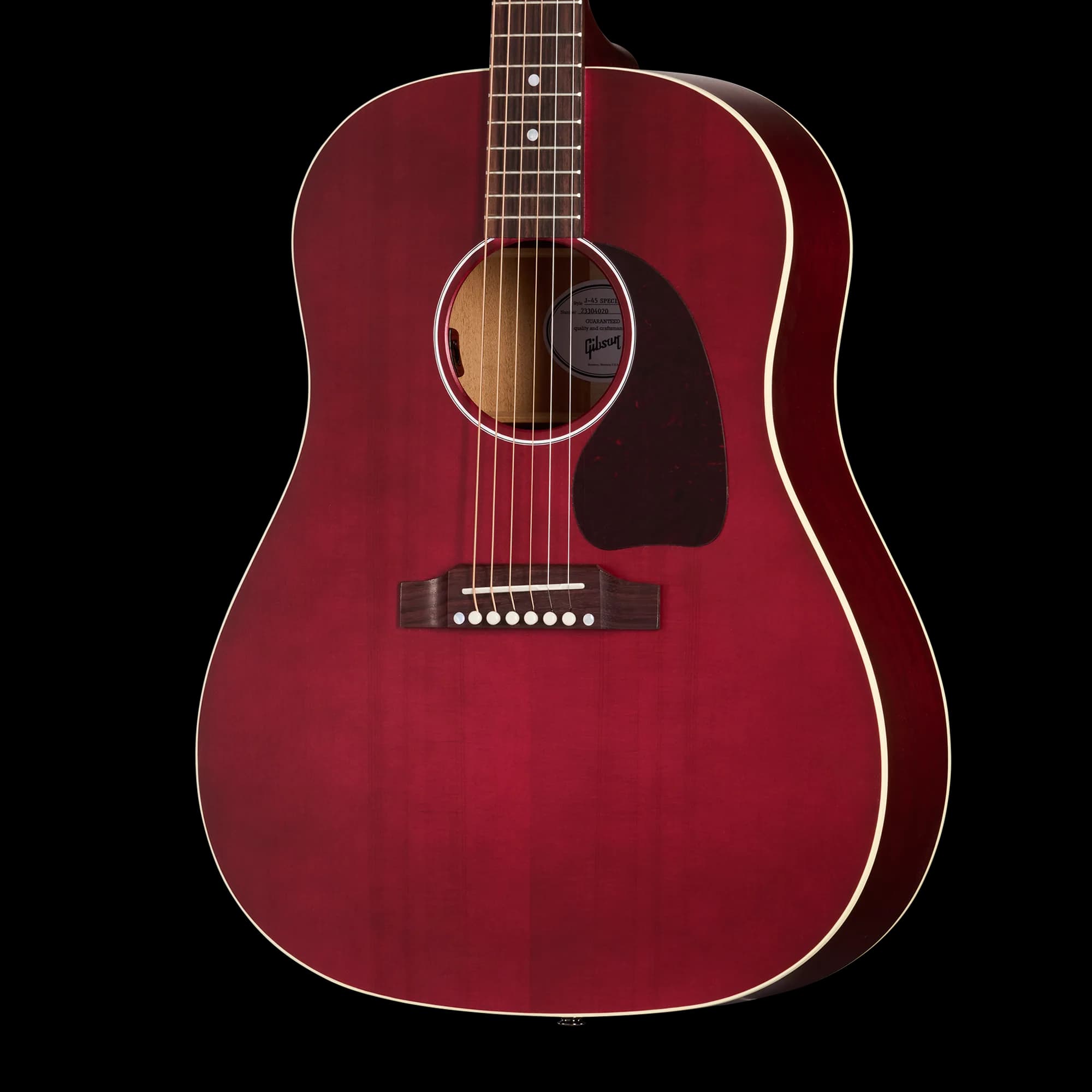 Gibson J-45 Special, Satin Wine Red