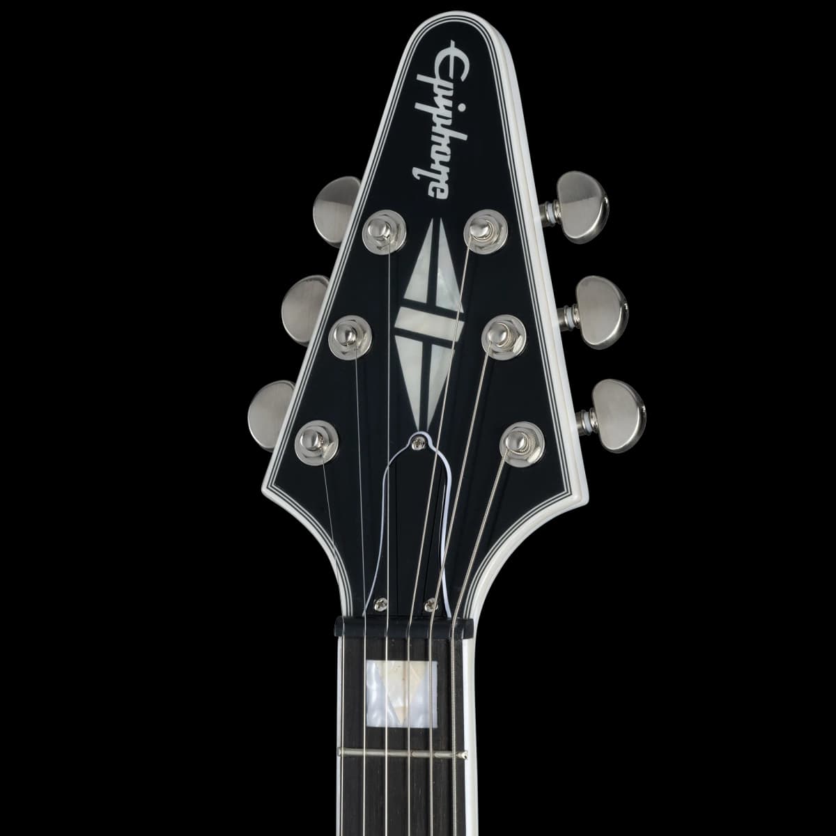 Epiphone Flying V Prophecy, Left-Handed, Aged White Tiger Burst, Exclusive — photo 5