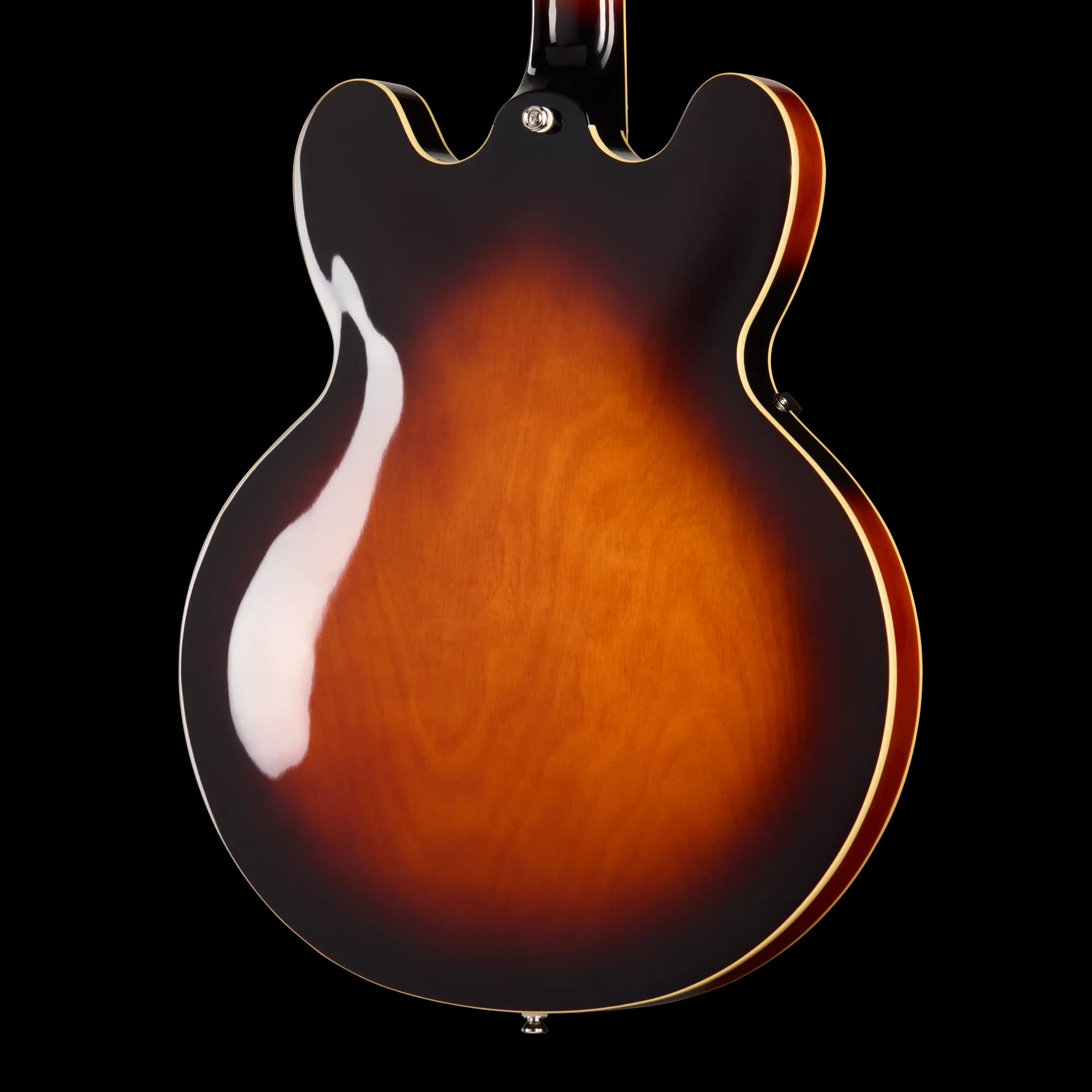 Epiphone Bonehead Riviera, Left-Handed, Dark Tobacco Sunburst — photo 2
