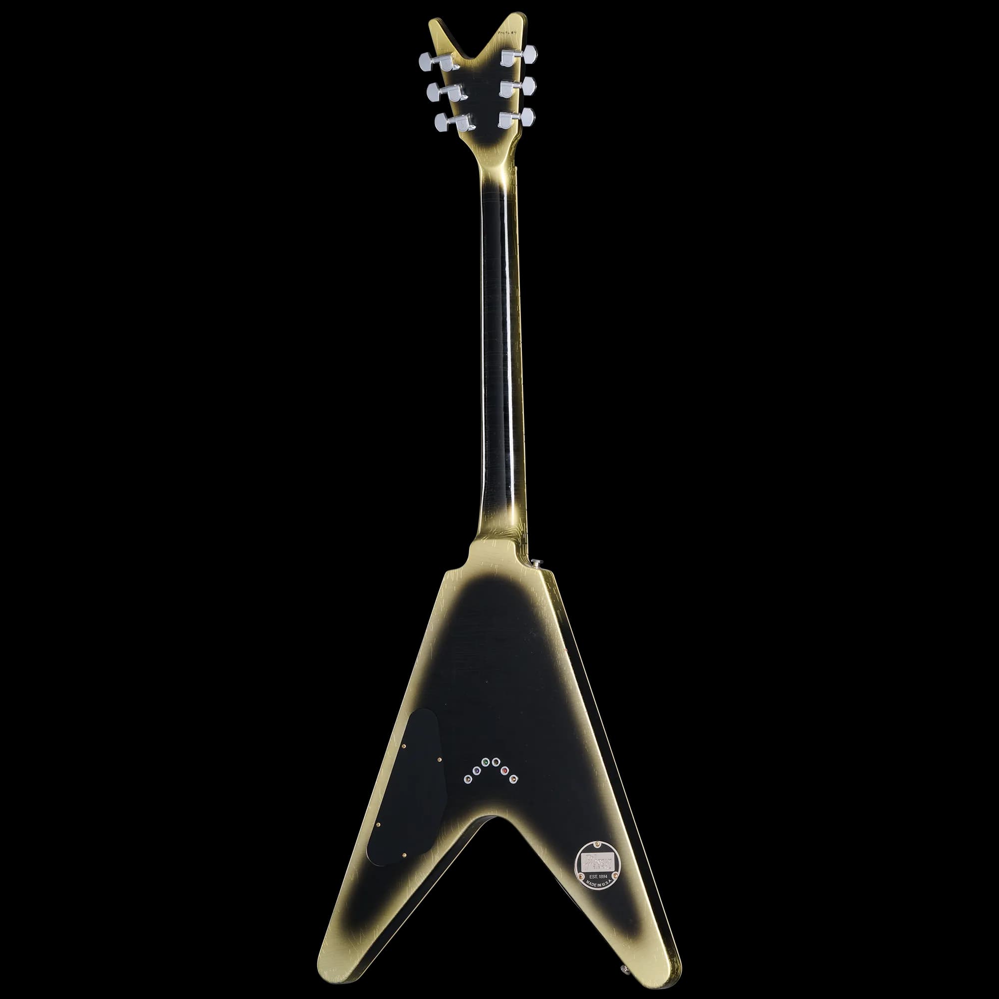 Gibson Adam Jones Flying V Collector's Edition, Reverse Antique Silverburst — photo 6