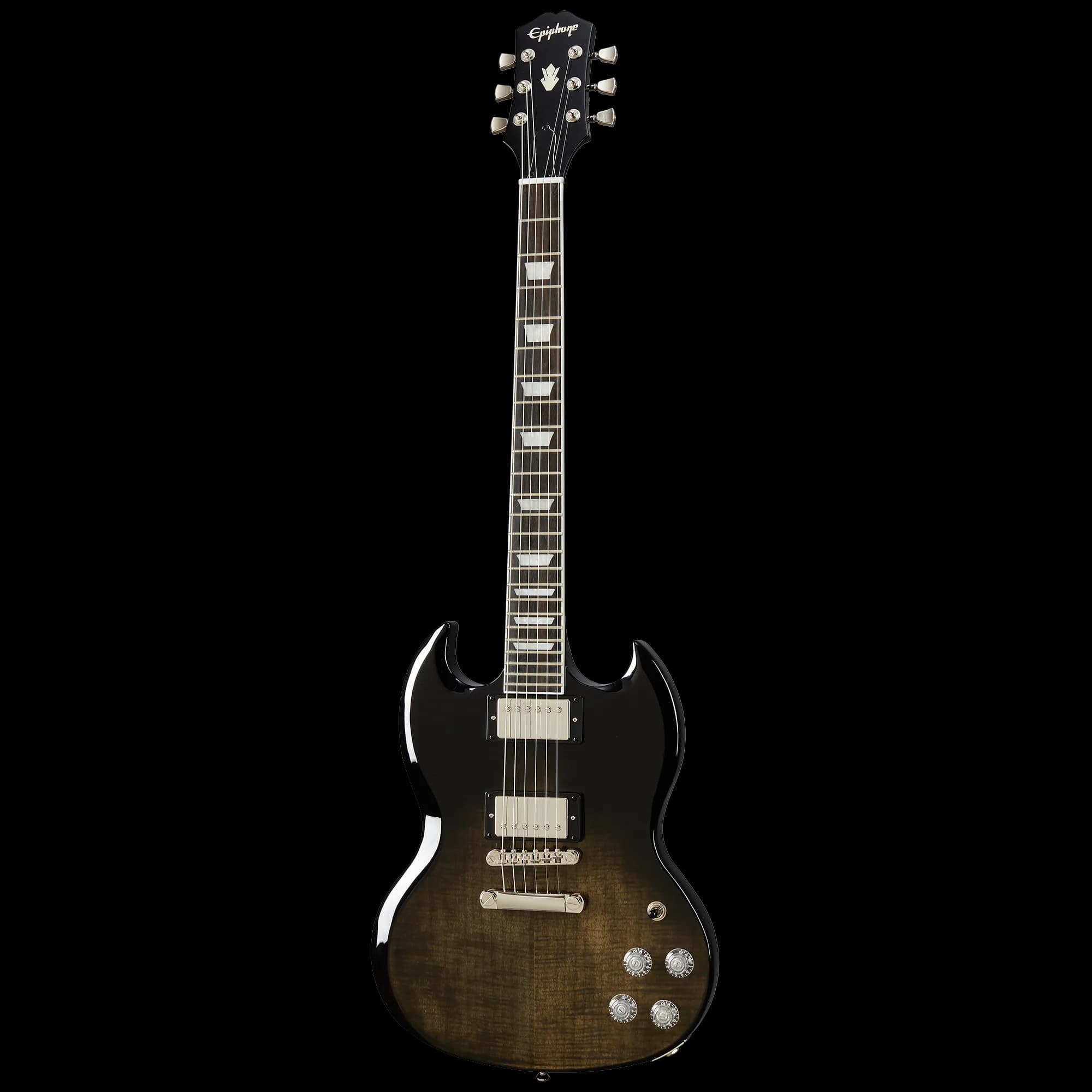 Epiphone SG Modern Figured, Trans Black Fade — photo 3
