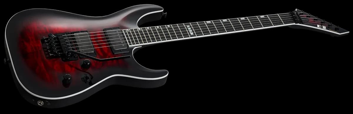 ESP E-II Horizon FR-II See Thru Black Cherry Sunburst — photo 3