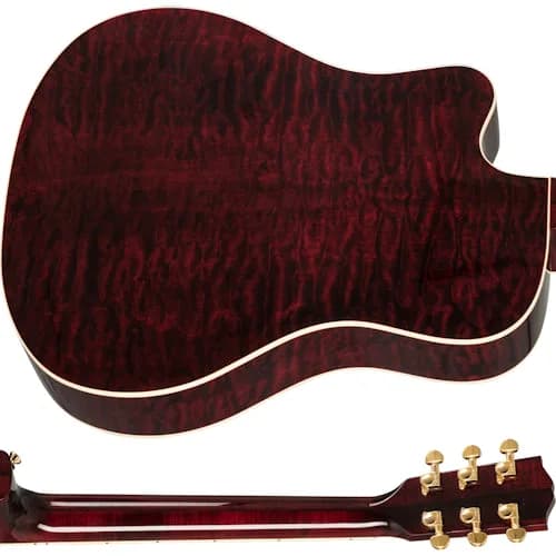 Gibson Songwriter Chroma - Quilt Maple, Black Cherry — photo 6