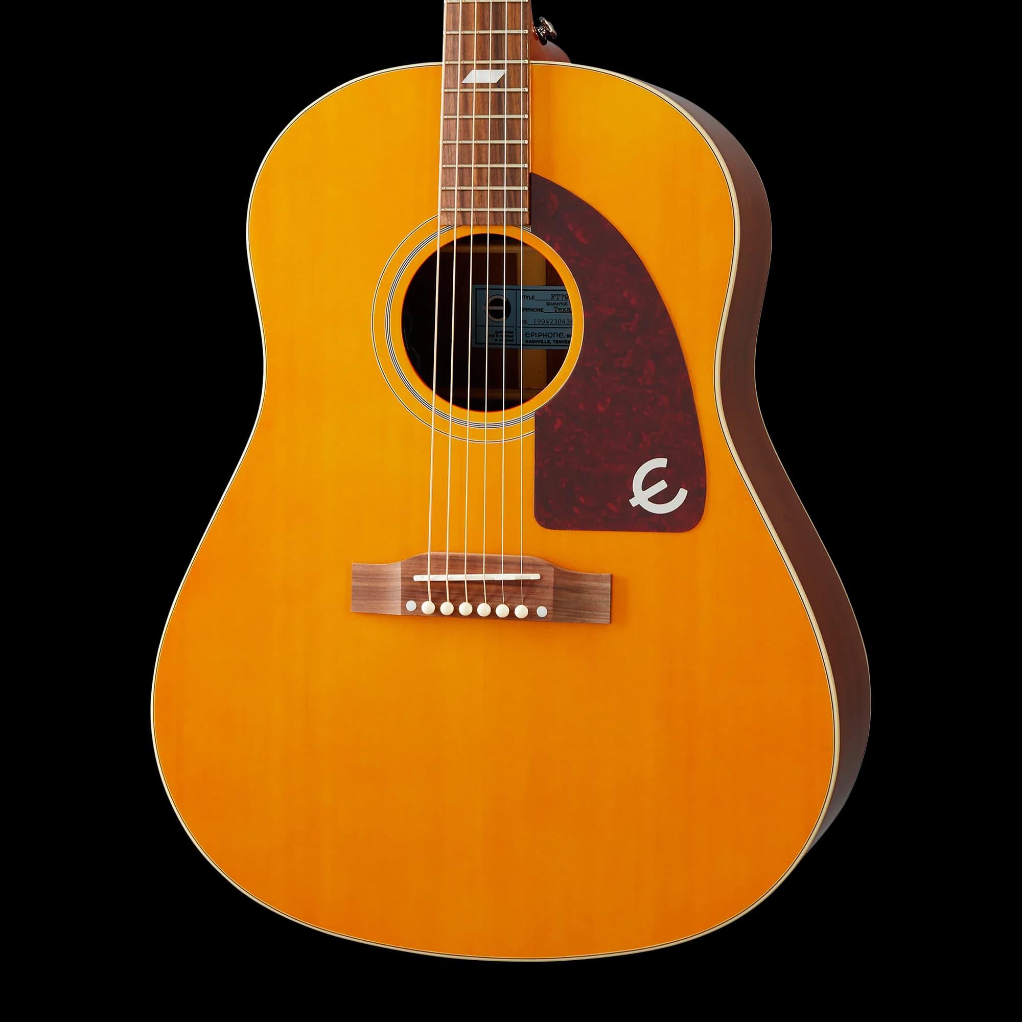 Epiphone Masterbilt Texan, Antique Natural Aged