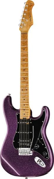 Harley Benton ST-Modern Plus MN HSS Dark Purple Sparkle
