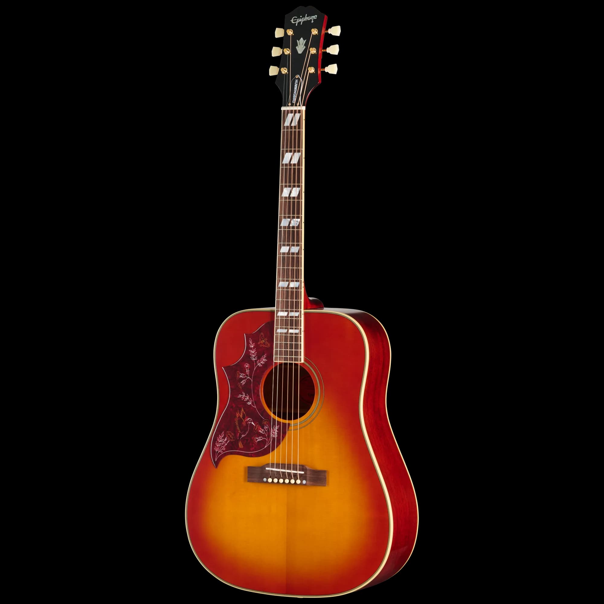 Epiphone Hummingbird Standard, Left-Handed, Cherry Sunburst — photo 3