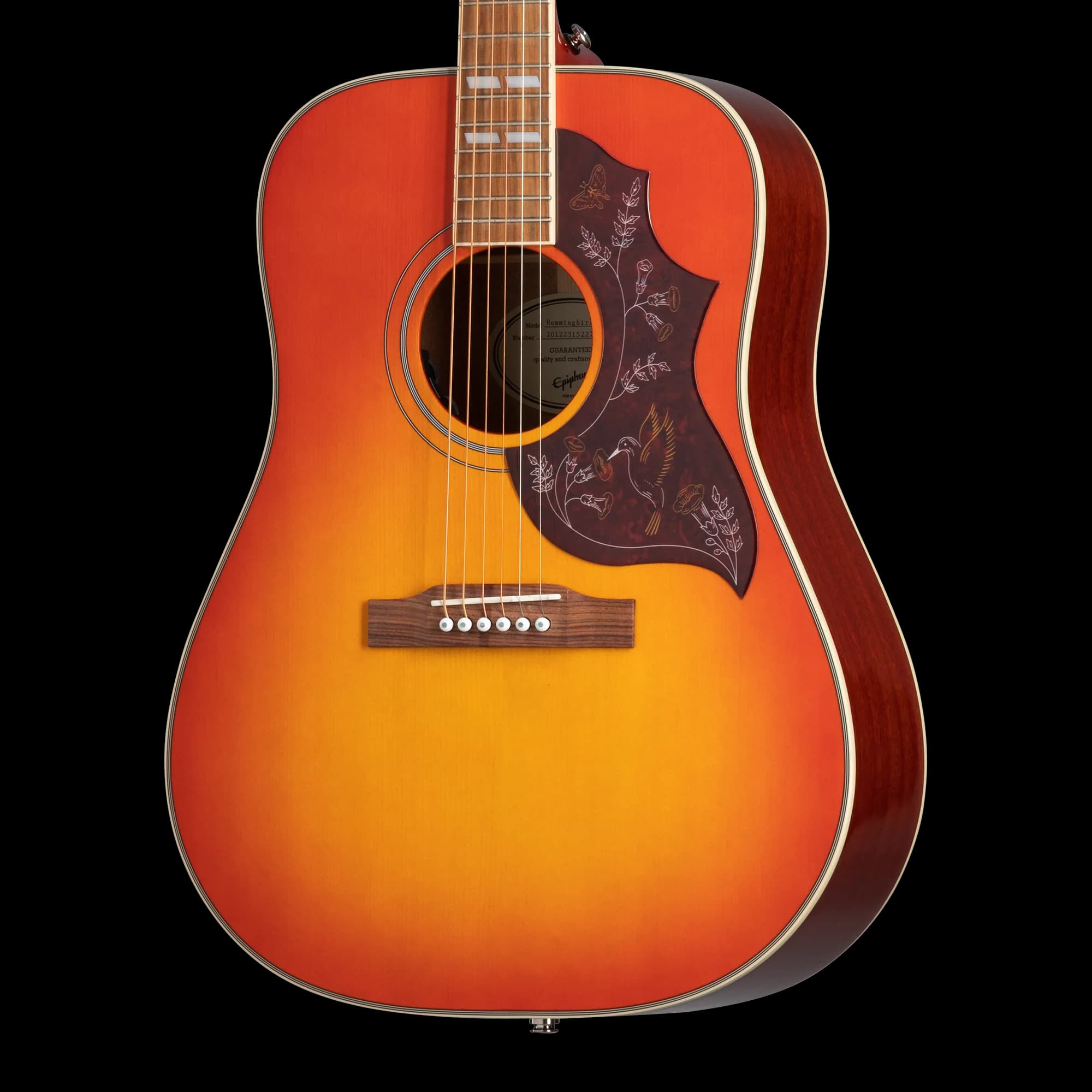 Epiphone Hummingbird Studio, Faded Cherry Sunburst